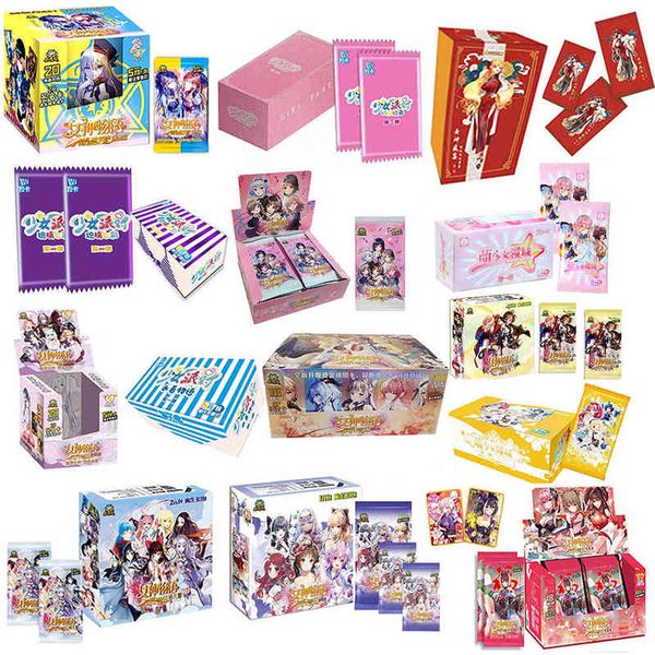 Tanrıça Hikaye Koleksiyon Kartları Çocuk Çocuk Doğum Günü Hediyesi Anime Figür Oyun Kartları Tablo Oyuncakları Noel G220311