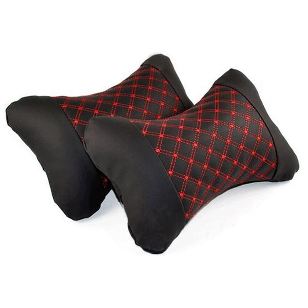 

seat cushions leather car neck pillow protection safety auto headrest support rest cushion seats accessories