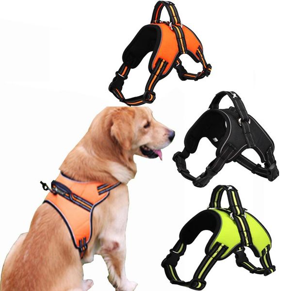 

dog apparel tailup harness vest with safety reflective breathable pets no pull handle for small medium large