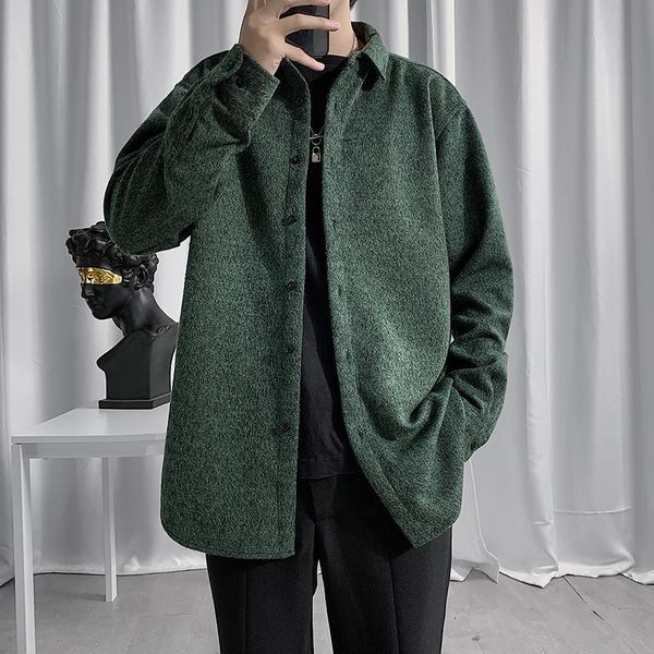 

men's jackets 2021 brand clothing men spring casual jacket/male woolen fashion coats hip hop harajuku s-5xl, Black;brown