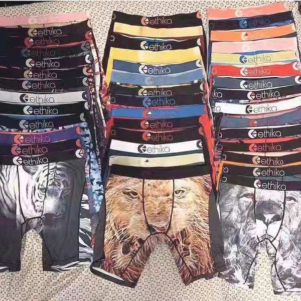 

luxury ethika underwear men's underwear boxer print fashion men's boxer men's underwear boxer beach pants calecon brand 201
