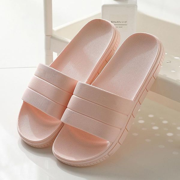 

slippers non-slip massage couples women eva indoor slippersmen shoes house bath man waterproof sandals slides bathroom, Black