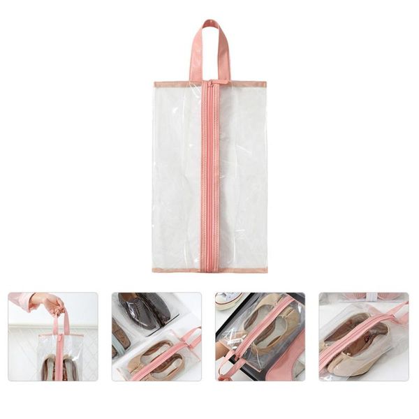 

storage bags 1pc foldable shoes bag waterproof zipper cover home case