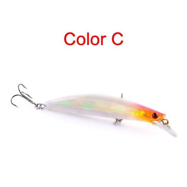 

new plastic minnow laser fishing bait 11.5cm 14g 5colors 4# hooks 3d eyes artificial lur jllsqx xmhyard
