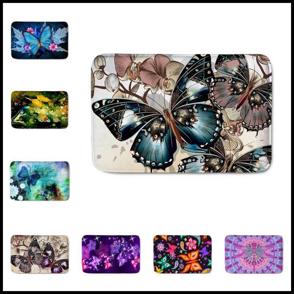 

carpets upetstory modern kitchen carpet waterproof oilproof butterfly mat floor door anti-slip mats home entrance doormat