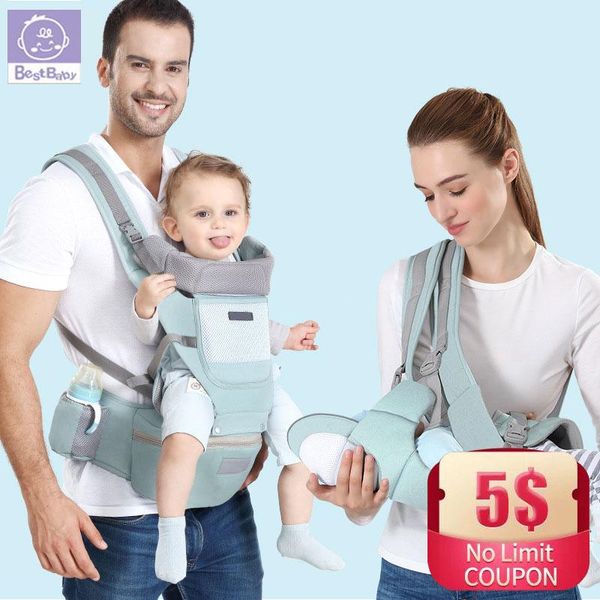 

carriers, slings & backpacks baby breathable ergonomic carrier backpack portable infant hipseat heaps with sucks pad sling carriers