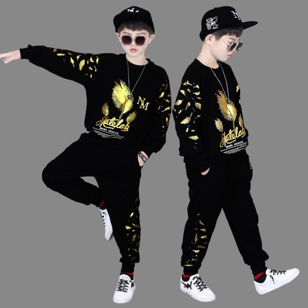 

autumn children's 2020 new long sleeve men's and women's suit, White