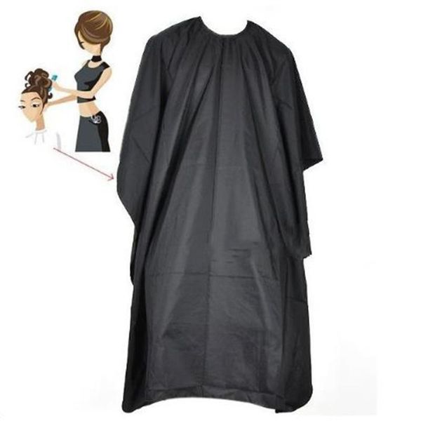 

black diy apron hair cutting cloak hair barber salon nylon shawl household cleaning tools bathroom organizer cutting apron