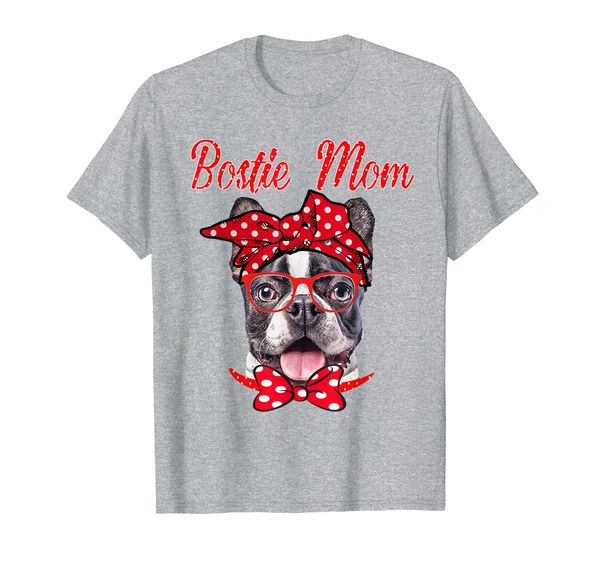 

boston terrier mother's day shirt funny bostie mom, White;black