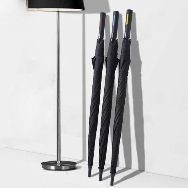 

umbrellas women and men x-large long-handle umbrella balck business fully-automatic big windproof female parasol
