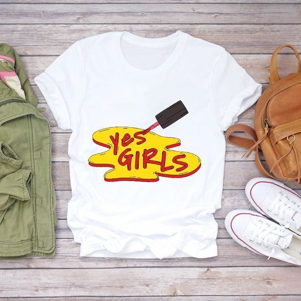 

women 2021 summer fingernail beauty girls art fashion print lady t-shirts t shirt ladies womens graphic female tee t-shirt, White