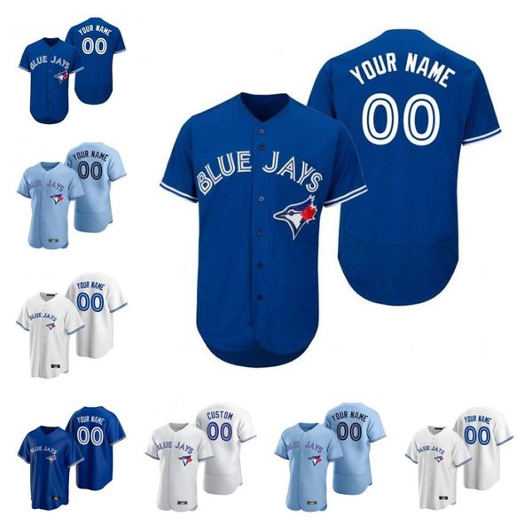 

11 toronto 2020 jerseys blue jays vladimir guerrero jr. cavan biggio hyun-jin ryu yamaguchi randal grichuk drury hernandez jansen, Blue;black