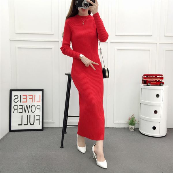 

2021 new spring autumn women knitted sweater slim sleeve winter warm pullovers long loose pp446 zh5n, White;black