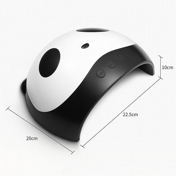 

nail dryers 24/36w led dryer panda light uv gel polish curing lamp smart sensor nails art manicure machine sana889