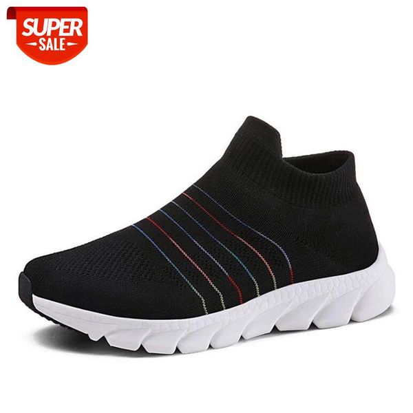 

women sneakers light weight 2019 new woman casual shoes slip on lazy shoes comfortable socks breathable zapatos mujer #v238
