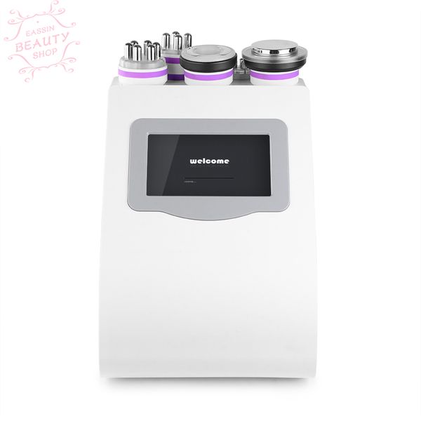 

new 5in1 40k cavitation ultrasonic slimming skin machine for spa vacuum radio frequency weight loss cellulite