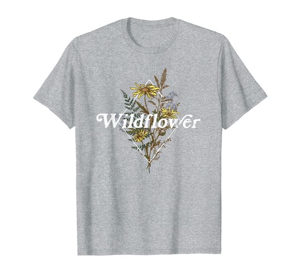 

Wildflower Nature Flower Plant Vintage Style Hippie Indie T-Shirt, Mainly pictures