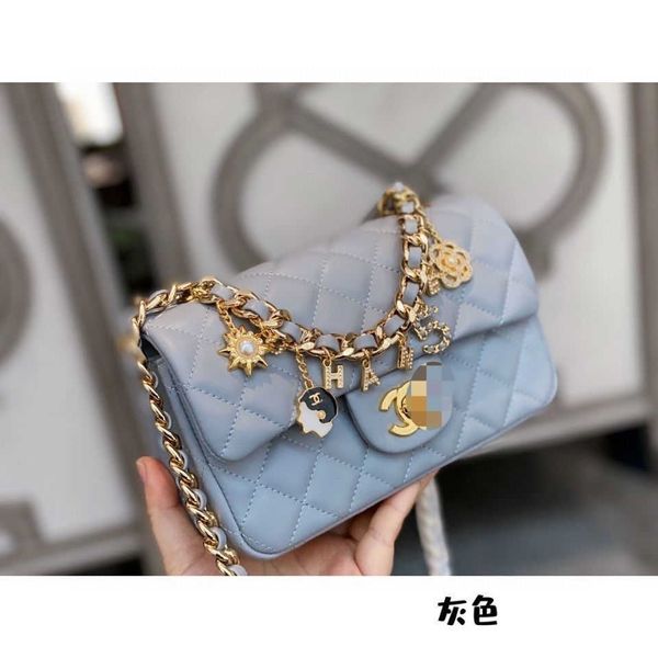 

sports small fragrance badge chain bag female lingge versatile mini messenger bag small square bag net red