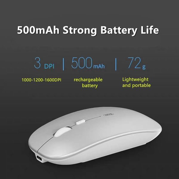 

wireless mouse computer bluetooth mouse silent pc mause rechargeable ergonomic mute mouse 2.4ghz usb optical mice for lappc