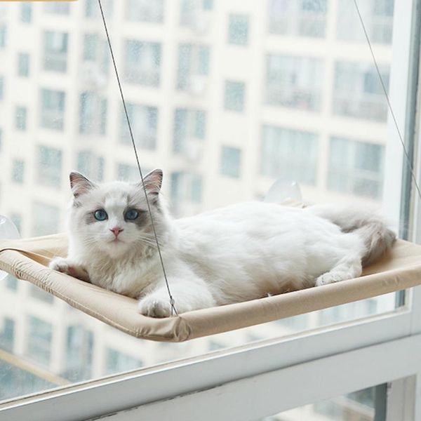 

cat beds & furniture hammock hanging pet bed for cats supplies detachable bearing 15kg comfortable sunny seat window mount