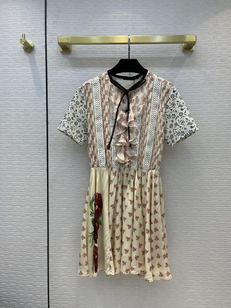 

casual dresses 2021 women's retro printed dress, Black;gray