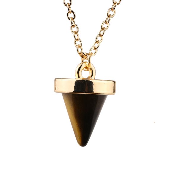

tigers eye pendant necklace fashion necklace women jewelry, Silver