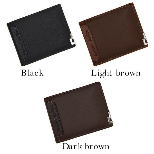 

wallets selling men's multifunction short wallet iron edge card holder po, Red;black
