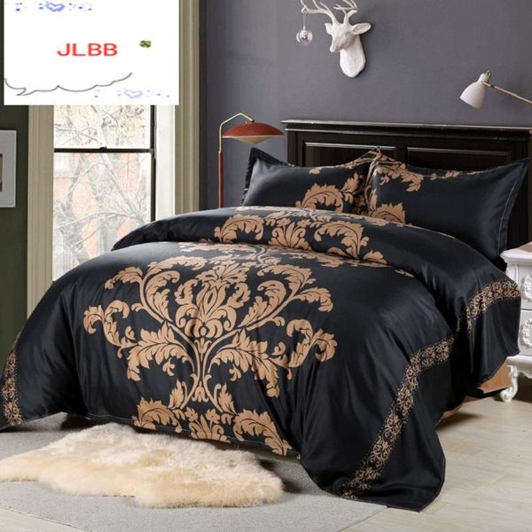 

bedding sets 2021 american size set of products including quilt and pillowcase king black red white