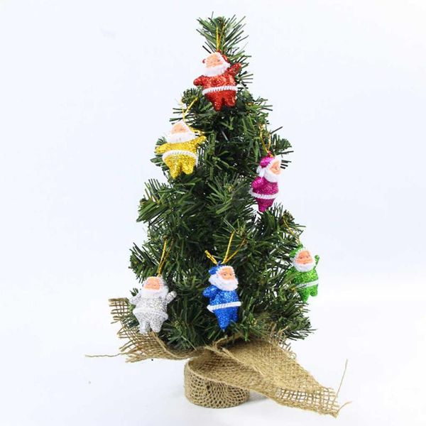 

christmas decorations 1pc mini tree holiday party birthday table desk artificial decor 30cm high pine xmas ornaments kids festival gift