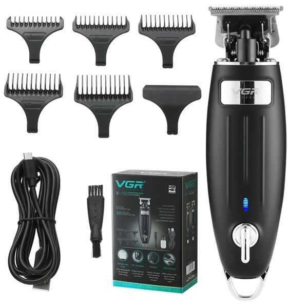

vgr 0mm oil head electric hair clipper usb rechargeable clipperes men trimmers stainless steel cutting shaver 220119