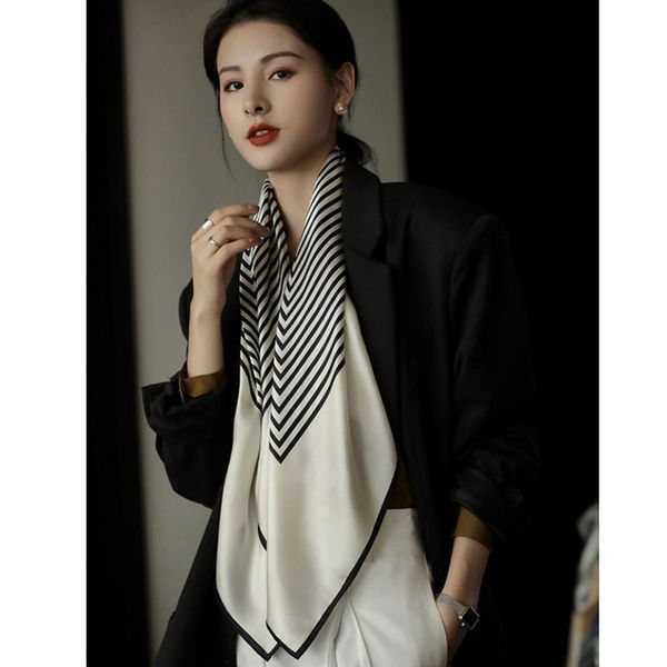

recently there has been a trend of 90*90cm square scarf for women's pastoral office scarf shawl, Blue;gray