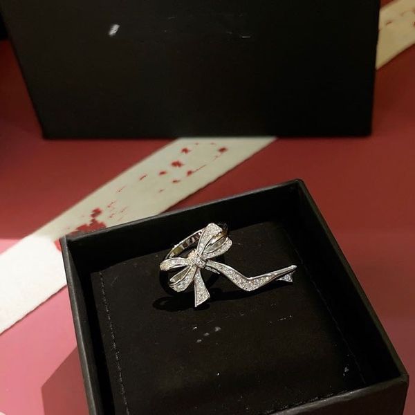 

luxury classic brand designer s925 sterling silver crystal ring butterfly charm pendant for women jewelry