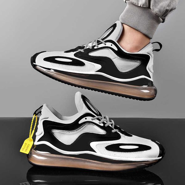 

men's sho 2021 spring popcorn air cushion casual sports ins fashion running dad