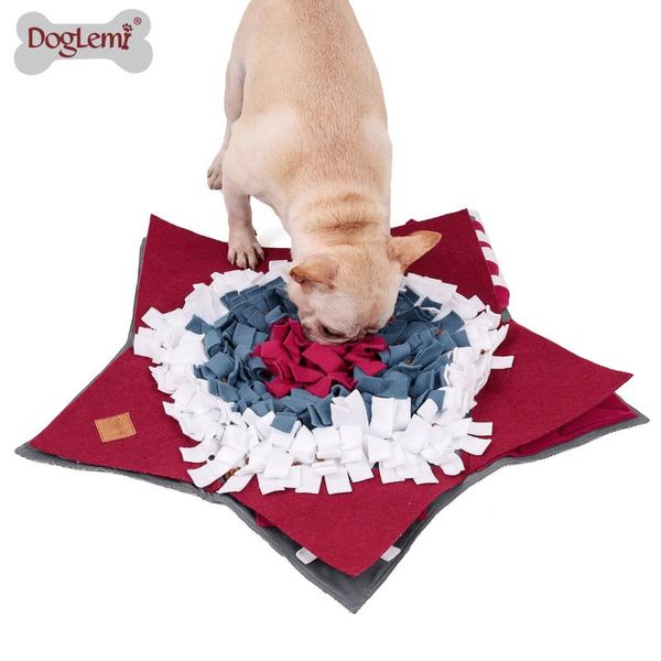 

dog snuffling mats pet yoga mats slow eating training dog pads star design snuffle bowl mat