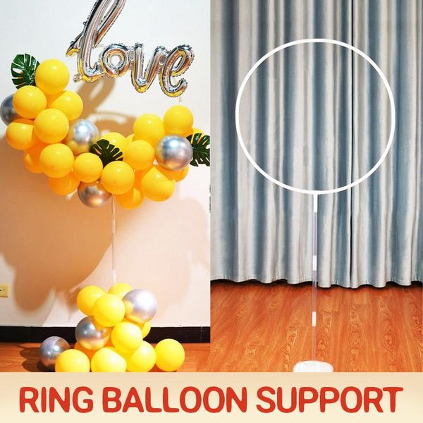 

party decoration round balloons stand balloon hoop holder arch weddng backdrop ballon frame baby shower children birthday