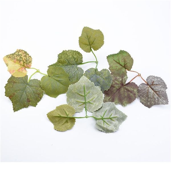 

10pcs silk maple leaf diy wedding gifts artificial plants for home decoration christmas decorative flowers wreaths brid qylqbh