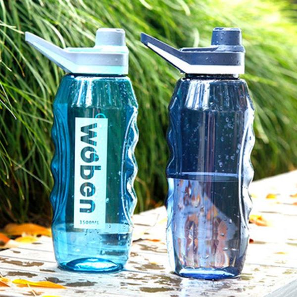 

mugs 1pcs 1000ml/1500ml plastic water bottle sport for cup camping portable travel outdoor tour large capacity drinking bottles