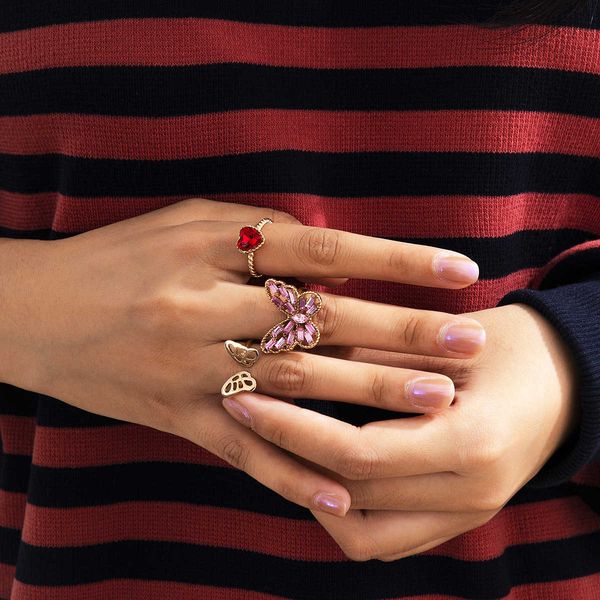 

jewelry fashion new butterfly ring for women, Silver