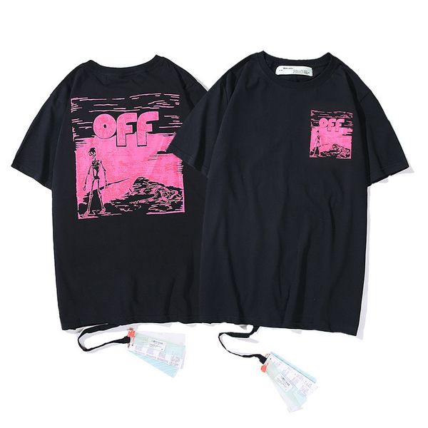 

style summer 2020ss new men's fashion brand youth round neck t-shirt short sleeve, White;black