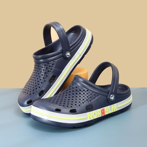 

summer slippers for women fashion beach garden shoes hollow out couple outdoor casual shoes woman non-slip platform slippers, Black