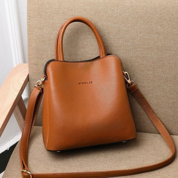 

bag portable 2021 summer new messenger female korean leather ins wild soft handbag version trend large lady dkxeb