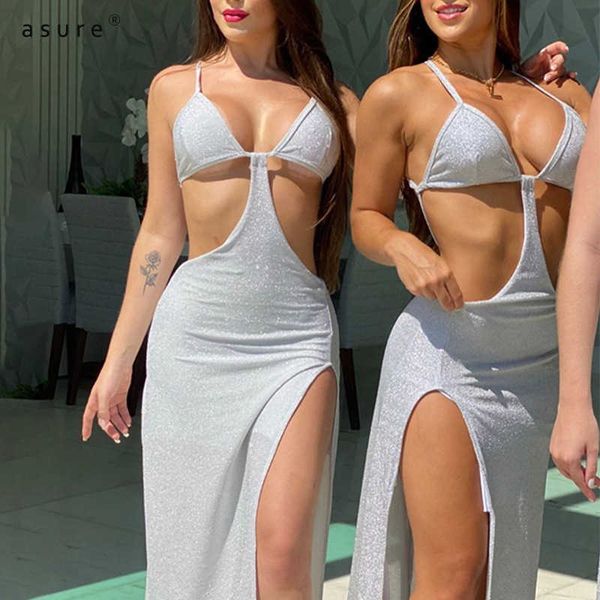 

halter dress women summer ladies off shoulder casual vestidos elegant traf sukienka fashion clothes 210040p 210712, Black;gray