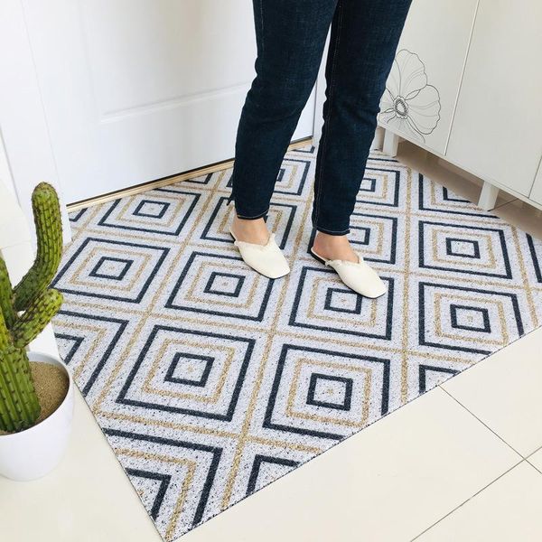 

bath mats nordic home mat porch floor household scrubbing door mat-silk ring