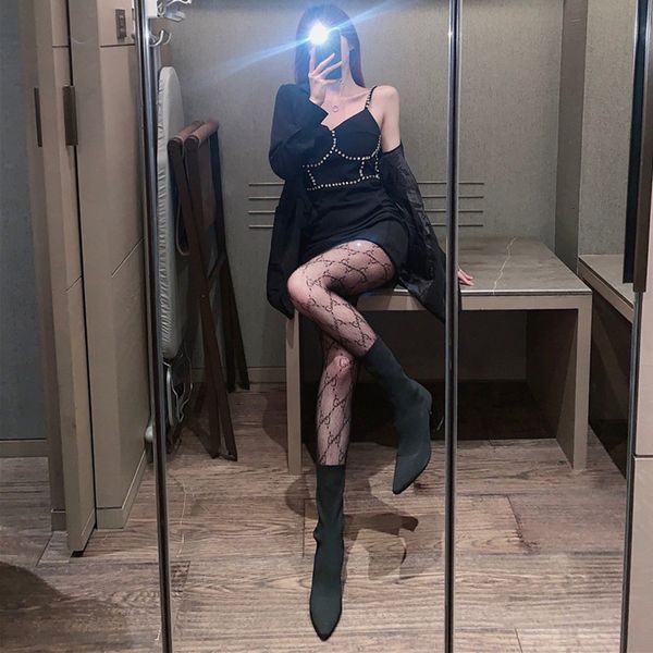 

goddess net stoings stewardess bla temptation lace pantyhose, Black;green