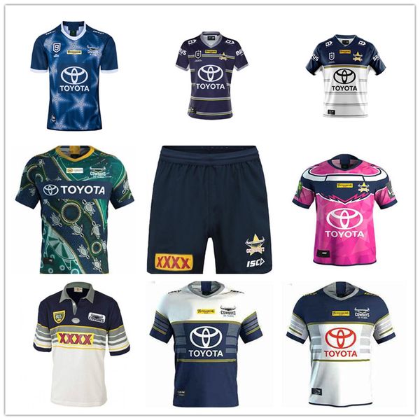 

2020 north queensland cowboys super rugby jersey shirt kit maillot camiseta maglia s-5xl trikot camisas, Black;gray