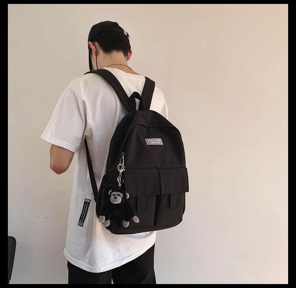 

backpack pb3817 2021 men college students simple all-match ins
