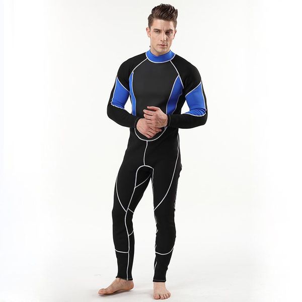 

one-piece suits 2mm neoprene scuba swimwear men diving wetsuit surf and spearfishing suit professional snorkeling mens full body