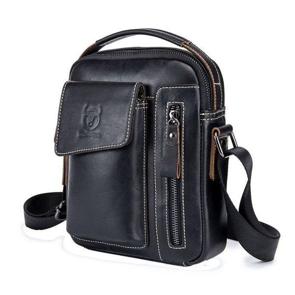 

waist bags fashion genuine leather shoulder bag men's brand design casual crossbody