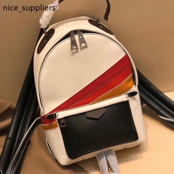 

backpacks women real leather fashion backpack small girl school packback purse quality wallet real leather, Red;black