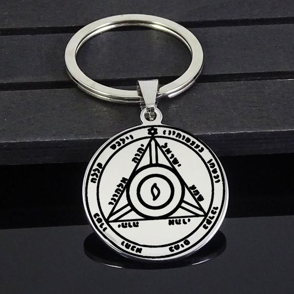 

keychains unique symbol keychain disc llavero keyring jewelry for men and women yp7461, Silver